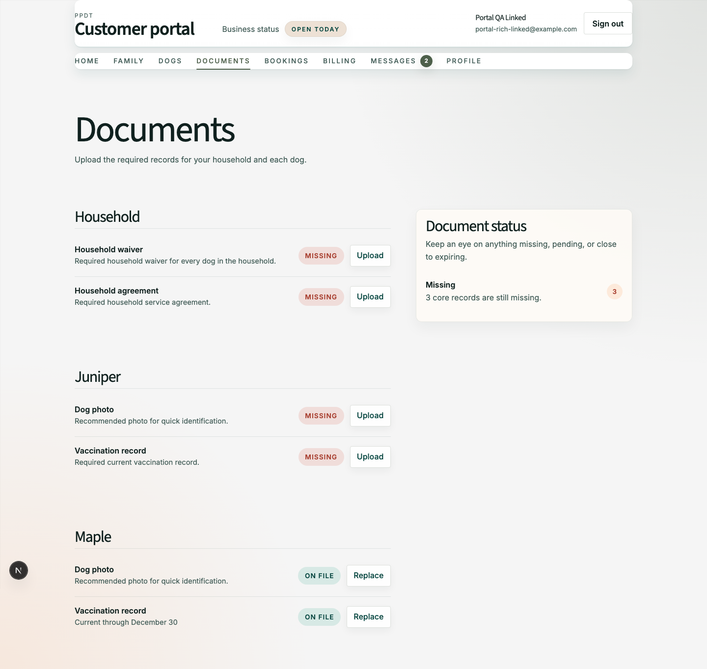 Desktop screenshot showing upload form.